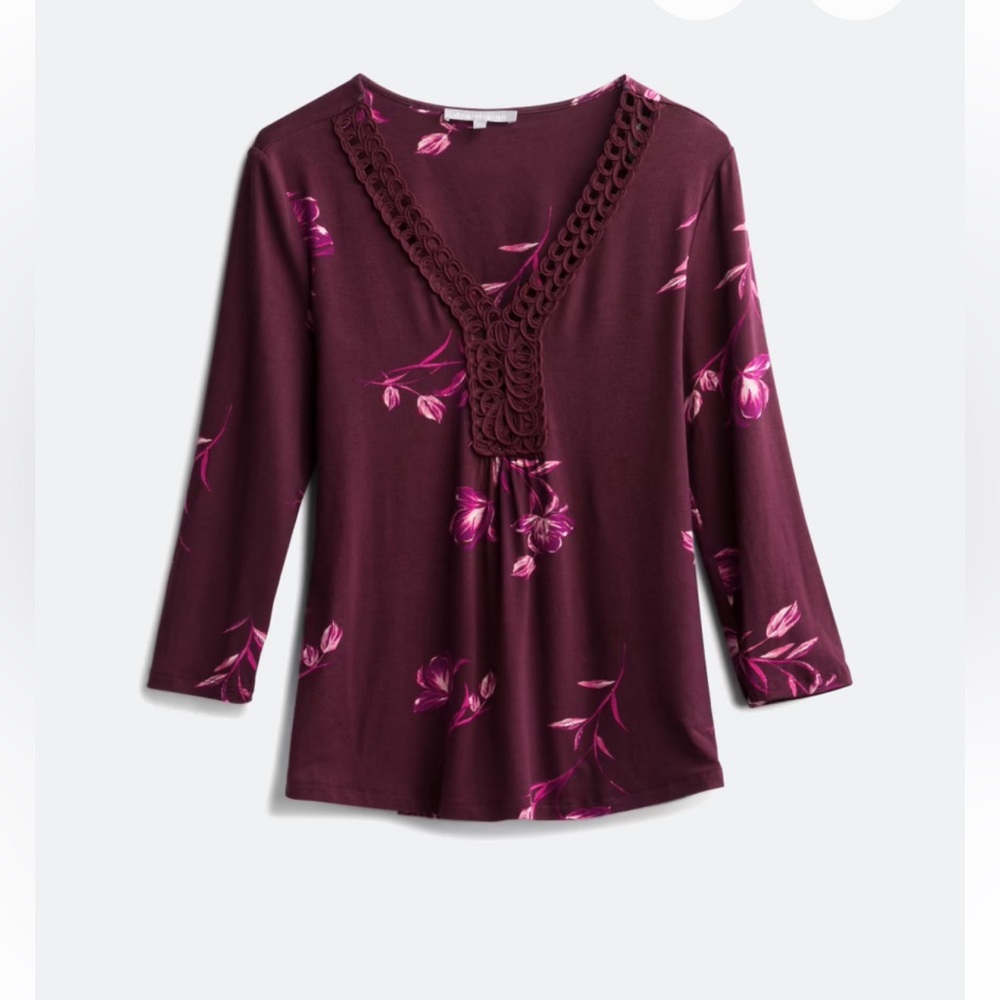 V-Neck Knit Top